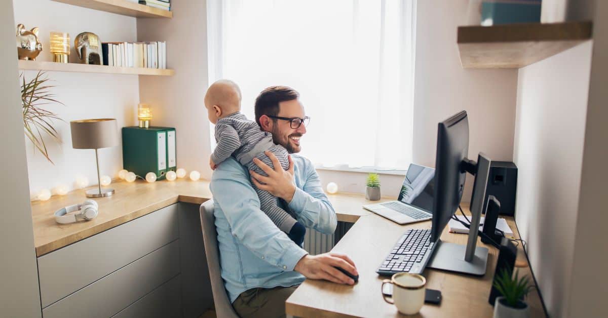 Maintaining a professional zone in the middle of your chaotic home is challenging, but these simple ways to optimize your work-from-home office can help.